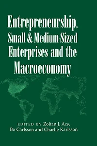 Entrepreneurship, Small and Medium-Sized Enterprises the Macroeconomy