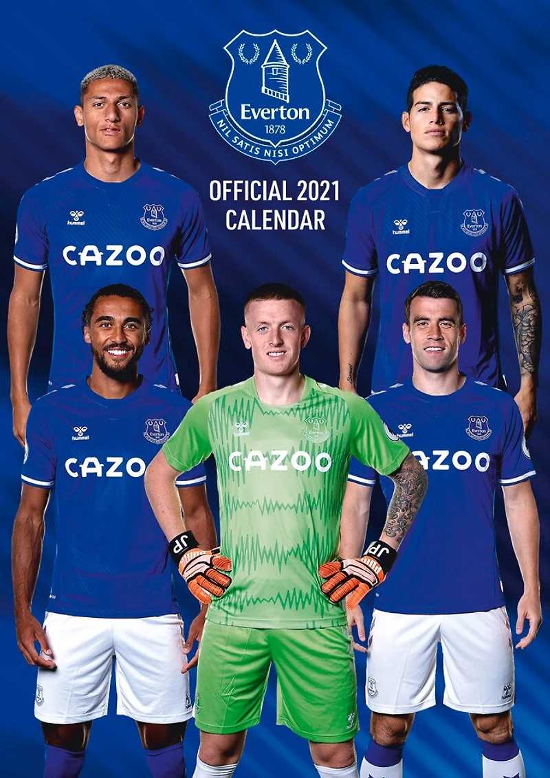 The Official Everton Football Club Calendar 2022