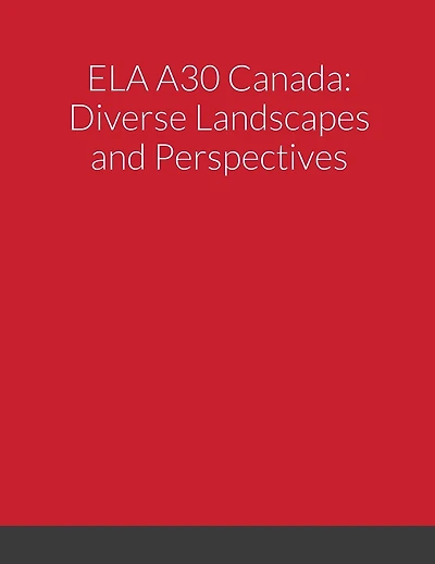 Ela A30: Canada Diverse Landscapes And Perspectives