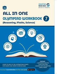 All in One Olympiad Workbook for Reasoning, Math, Science - Class 7