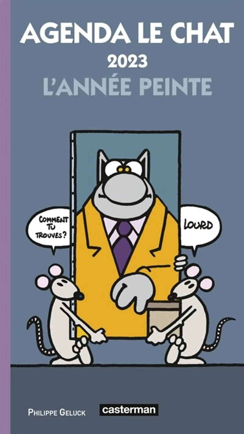 Agenda Le Chat 2023: l'année peinte