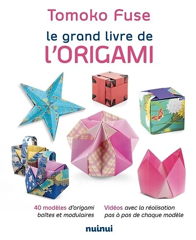 Le grand livre de l'origami: 40 modèles d'origami boîtes et modulaires, vidéos avec la réalisation pas à pas de chaque modèle