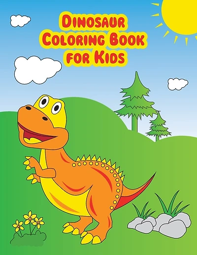 Dinosaur coloring book for kids: This coloring book is the perfect gift for the kids who love animals. It will be fun for the kids ( 3-8, 6-8 ) to color the cute Dinosaurs. The book dimension is (8.5 x 11)" with 24 pages.
