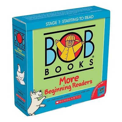 Bob Books - More Beginning Readers Collection of 12 Stories | Decodable Phonics Stories, Ages 4 and up, Kindergarten (Stage 1: Starting to Read)