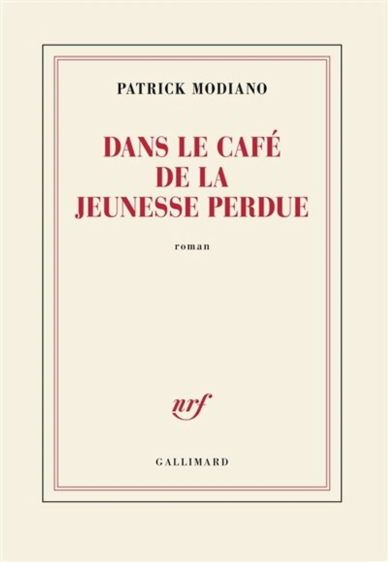 Dans le café de la jeunesse perdue