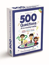 500 Questions Pré-maternelle: Un livre à lire à la page ou à la carte !