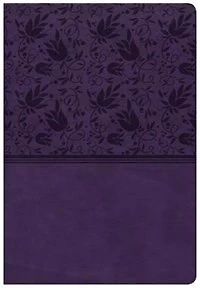 Csb Super Giant Print Reference Bible, Purple Leathertouch