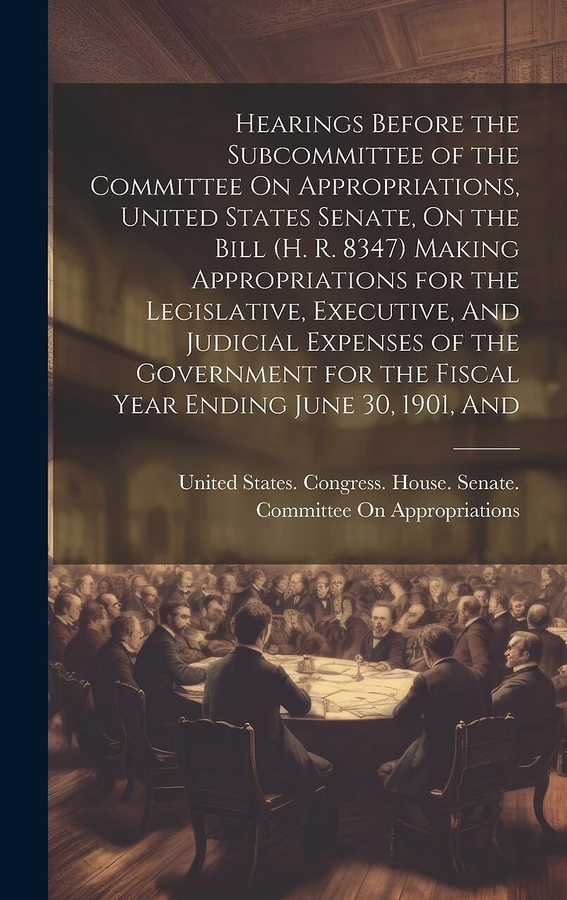 Hearings Before the Subcommittee of the Committee On Appropriations, United States Senate, On the Bill (H. R. 8347) Making Appropriations for the Legislative, Executive, And Judicial Expenses of the Government for the Fiscal Year Ending June 30, 1901, And