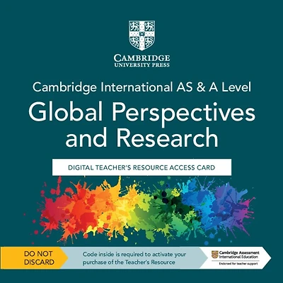 CAMBRIDGE INTERNATIONAL AS & A LEVEL GLOBAL PERSPECTIVES AND