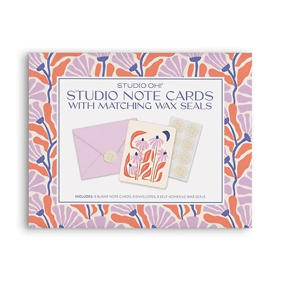 Keep Blossoming Studio Note Cards with Matching Wax Seals