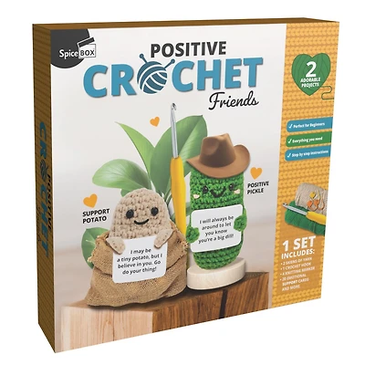 Super Deluxe Positive Crochet Friends