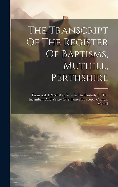 The Transcript Of The Register Of Baptisms, Muthill, Perthshire: From A.d. 1697-1847: Now In The Custody Of The Incumbent And Vestry Of St James' Episcopal Church, Muthill