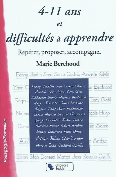 4-11 ans et difficultés à apprendre: repérer, proposer, accompagner