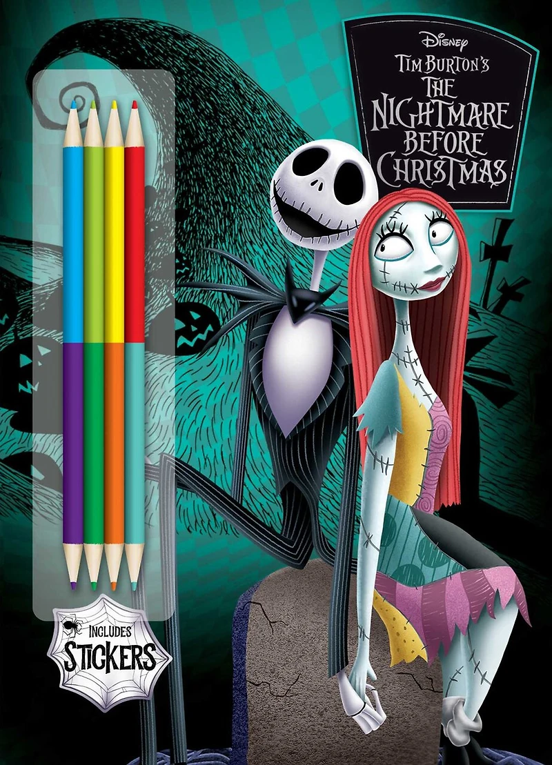 Disney Tim Burton's The Nightmare Before Christmas: With Big Crayons!