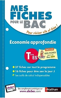 Economie approfondie terminale ES: spécialité