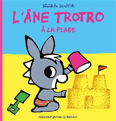 L' âne Trotro à la plage