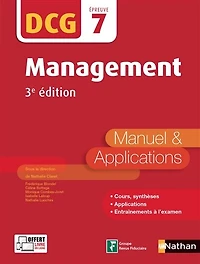 Management, DCG épreuve 7: manuel & applications