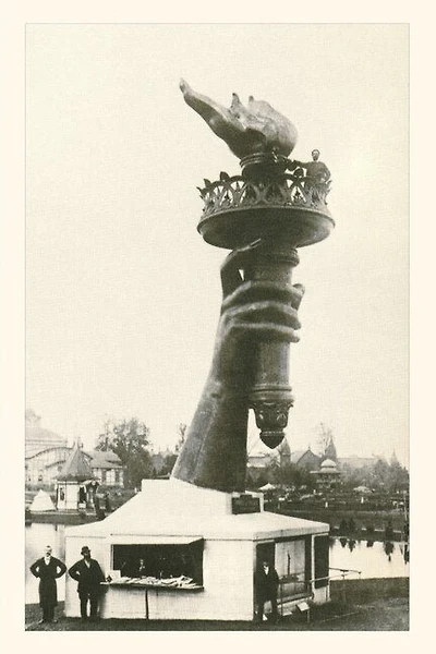 Vintage Journal Statue of Liberty Torch, New York
