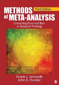 Methods of Meta-Analysis: Correcting Error and Bias Research Findings