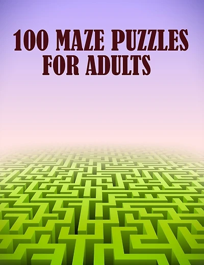 100 Maze Puzzles For Adults: A creative pig shaped maze book for mind relaxation with fun and more