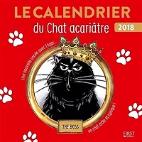 Le calendrier du chat acariâtre 2018: une nouvelle année avec Edgar...