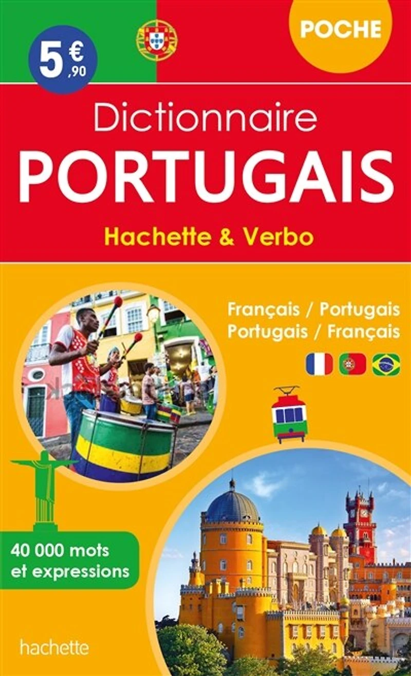 Dictionnaire de poche Hachette & Verbo: français-portugais, portugais-français