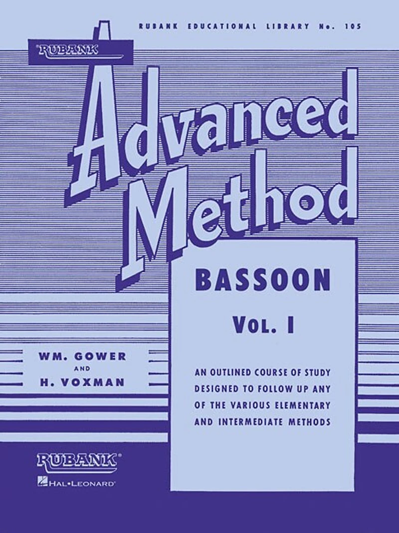 Rubank Advanced Method - Bassoon Vol. 1