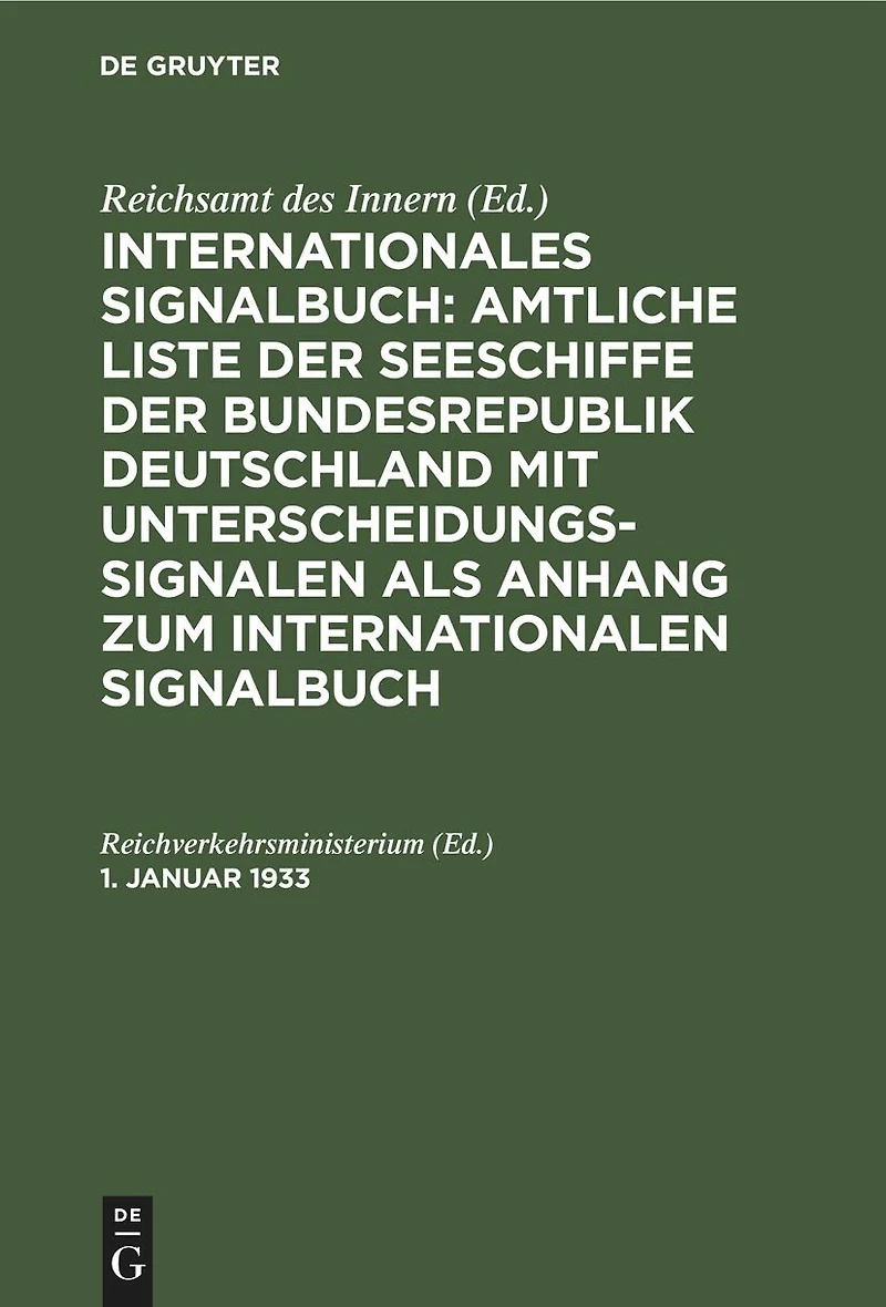 1. Januar 1933