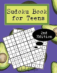 Sudoku Book For Teens 2nd Edition: Easy to Medium Sudoku Puzzles Including 330 Sudoku Puzzles with Solutions, Avocado Edition, Great Gift for Teens or Tweens