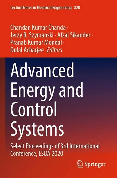 Advanced Energy and Control Systems: Select Proceedings of 3rd International Conference, ESDA 2020