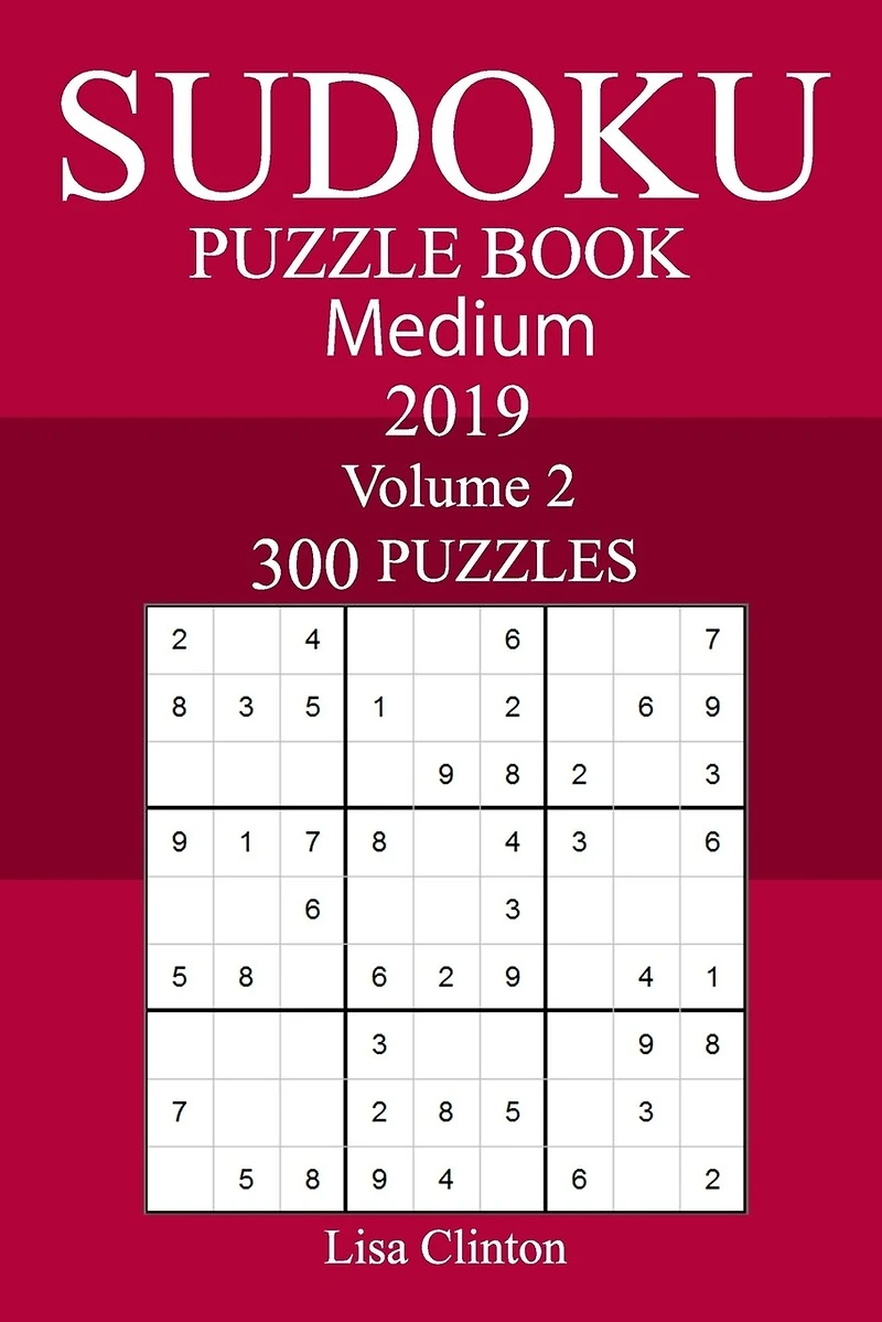 300 Medium Sudoku Puzzle Book