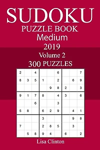 300 Medium Sudoku Puzzle Book