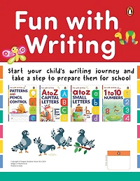 Fun with Writing (Pack of 4 Books): A set of 4 Activity Books for PreSchool Kids, Toddlers | | Book for 3+  [Penguin Early Learning Series]