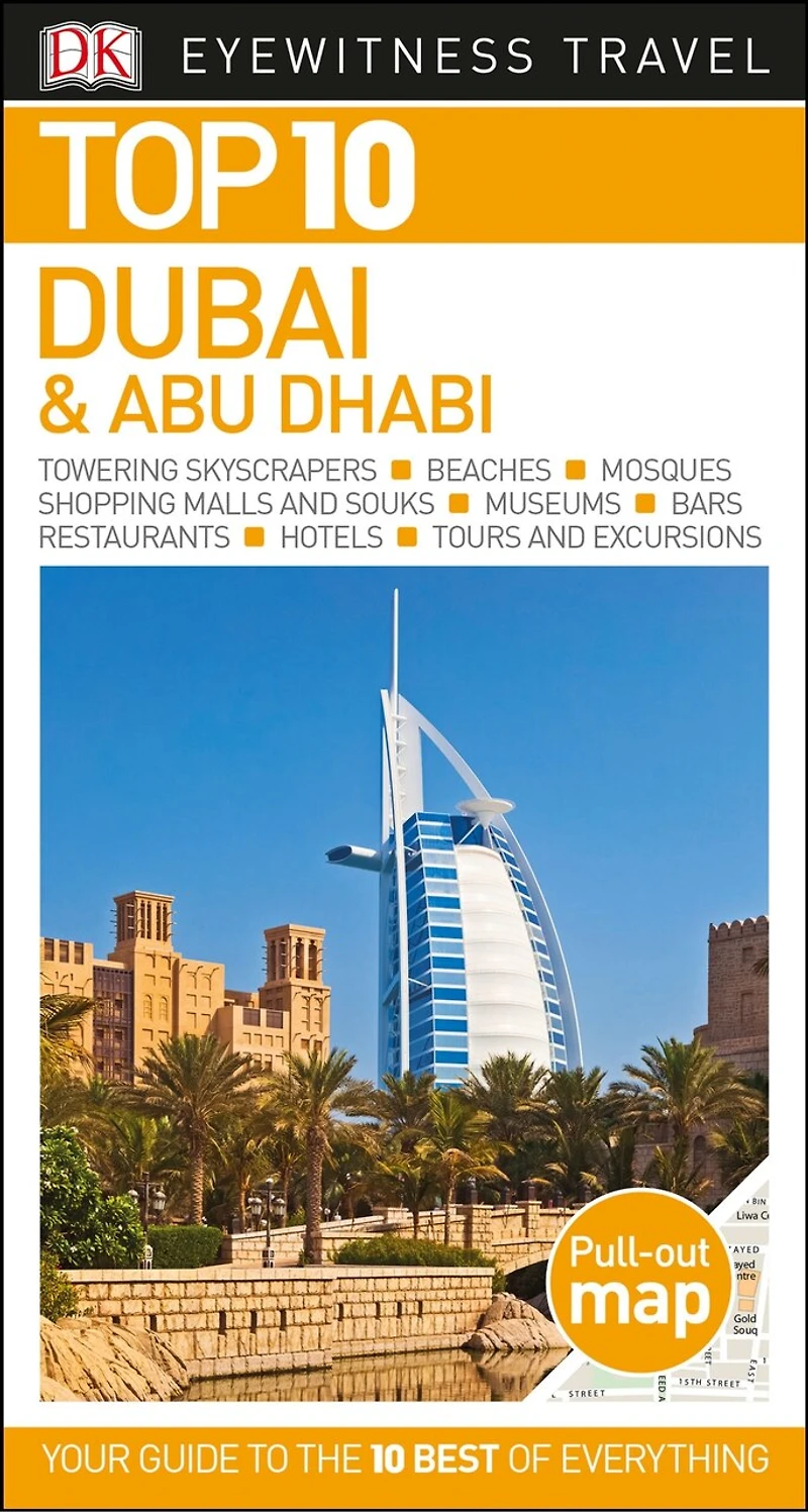 DK Top 10 Dubai and Abu Dhabi: lists for your perfect trip, plus an all-weather folded map
