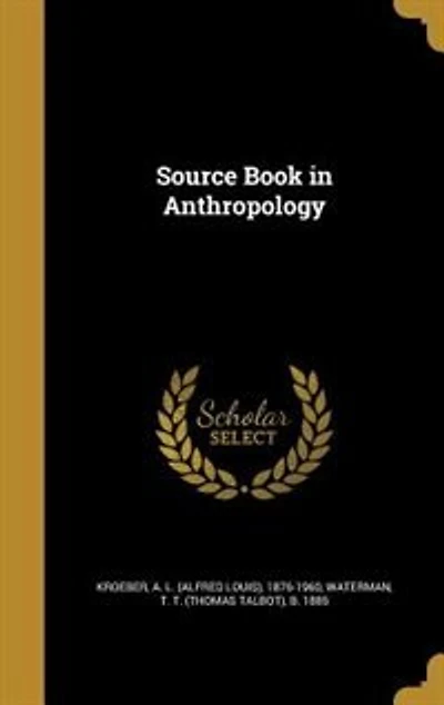 Source Book in Anthropology