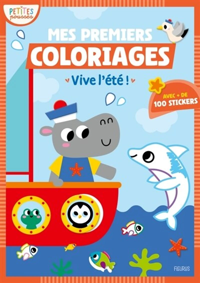 Vive l'été !: mes premiers coloriages