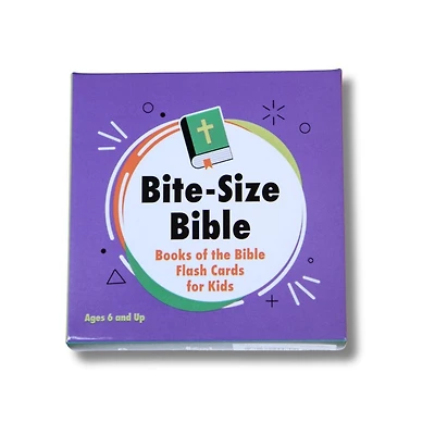 Bite-Size Bible: Books of the Bible Flash Cards for Kids