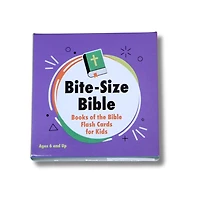 Bite-Size Bible: Books of the Bible Flash Cards for Kids