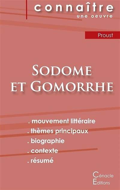 Fiche de lecture Sodome et Gomorrhe de Marcel Proust (Analyse littéraire de référence et résumé complet)