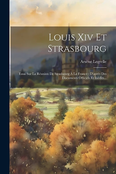 Louis Xiv Et Strasbourg: Essai Sur La Réunion De Strasbourg À La France: D'après Des Documents Officiels Et Inédits