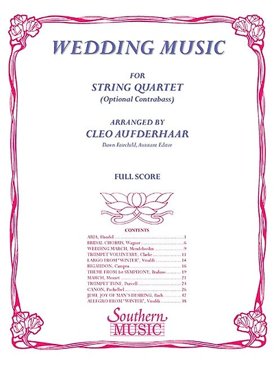 Wedding Music: Conductor Score
