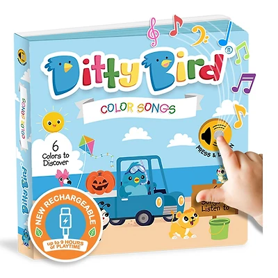 Ditty Bird | Color Songs | Interactive Musical Book for toddlers 1- 3 | Early learning toy