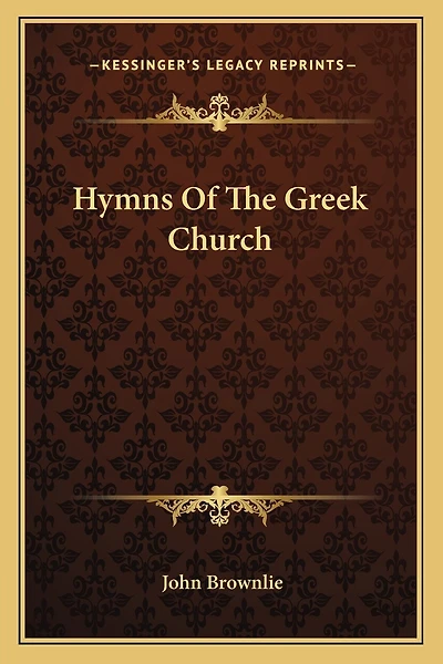 Hymns Of The Greek Church