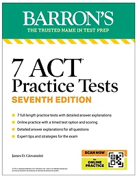 7 ACT Practice Tests, Seventh Edition + Online (2026)