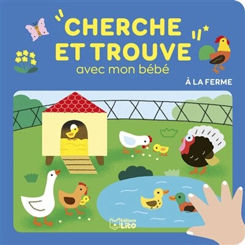 A la ferme: cherche et trouve avec mon bébé