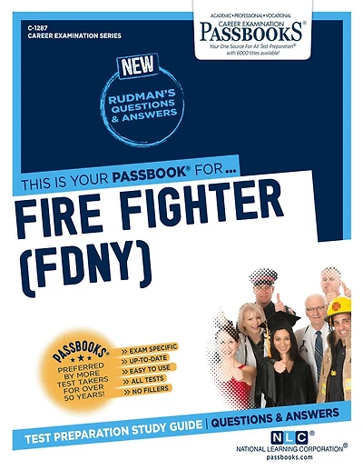 Fire Fighter (C-1287): Passbooks Study Guide