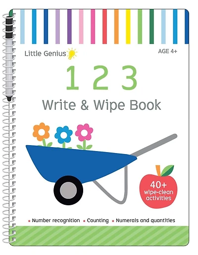 123: Write & Wipe Activity Book: With over 40 pages of wipe-clean activities!