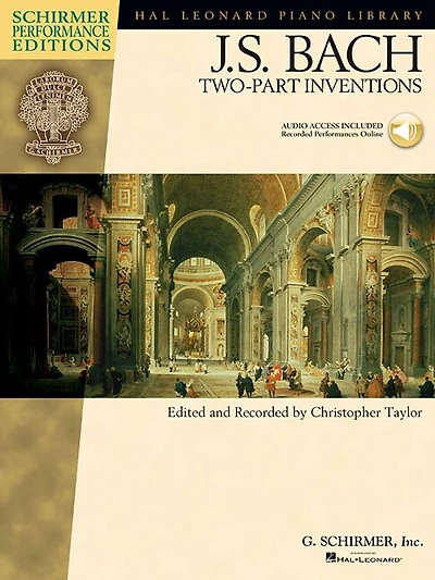 J.S. Bach - Two-Part Inventions: Schirmer Performance Editions Series