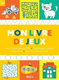 Mon livre de jeux: jeux à points jusqu'à 100, j'apprends à compter