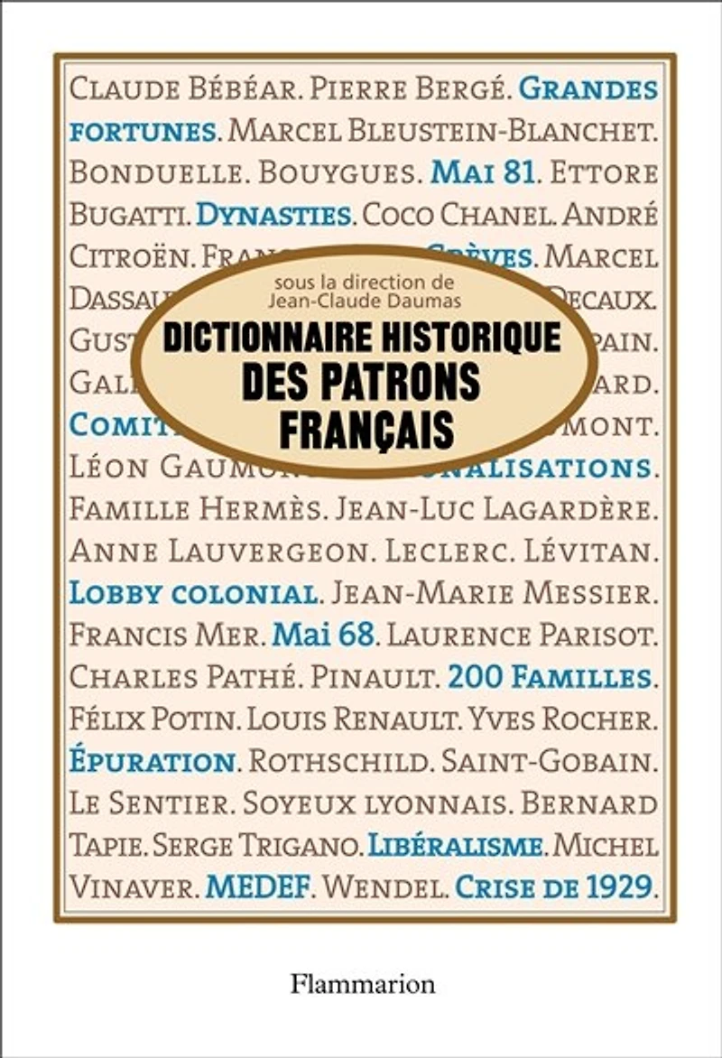 Dictionnaire historique des patrons français